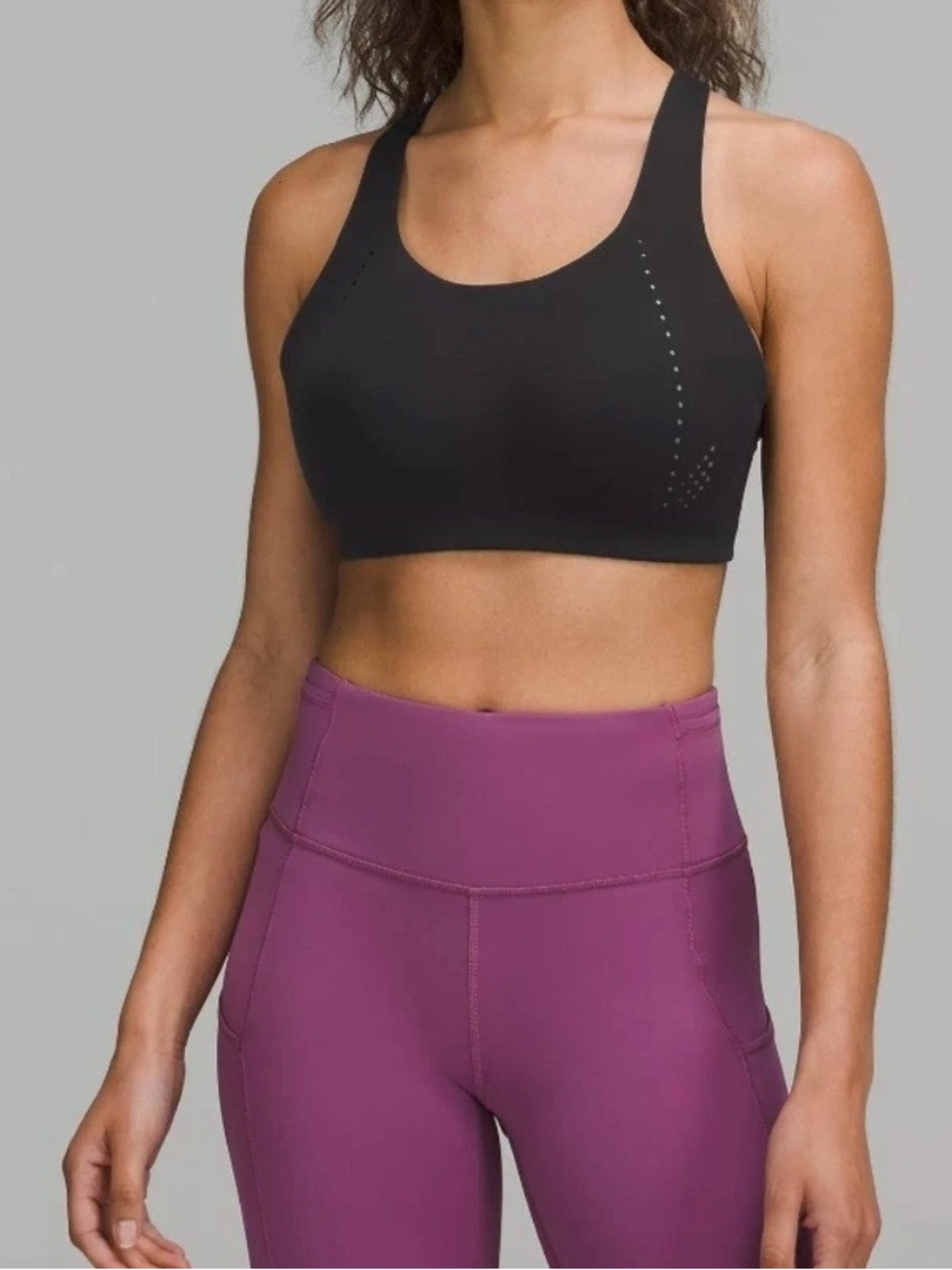 Lululemon Air Support Bra High Support Black Size 36D